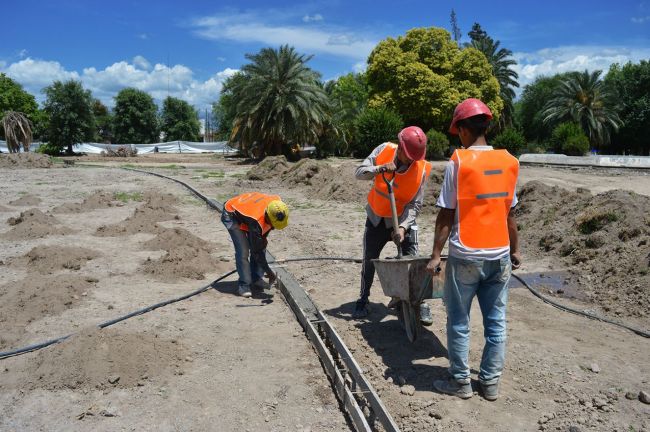 Trabajos en plaza Gurruchaga