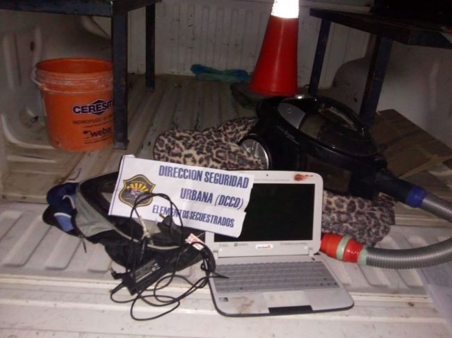 Los objetos sustraídos