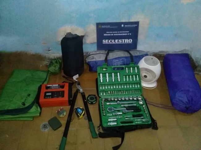 Objetos que fueron recuperados