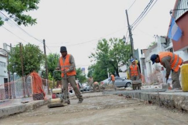 Obras en la zona del Ente Regulador