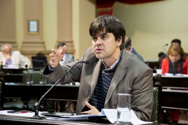 El diputado Lucas Godoy