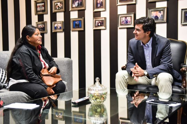 Balbina Ramos con Urtubey