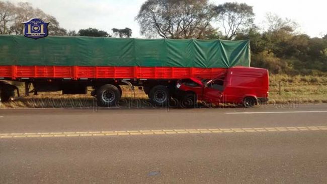 Ambos circulaban en el mismo sentido