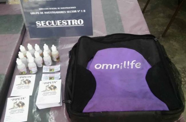 Productos secuestrados
