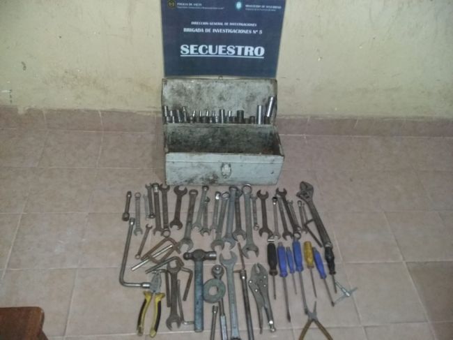 Herramientas recuperadas