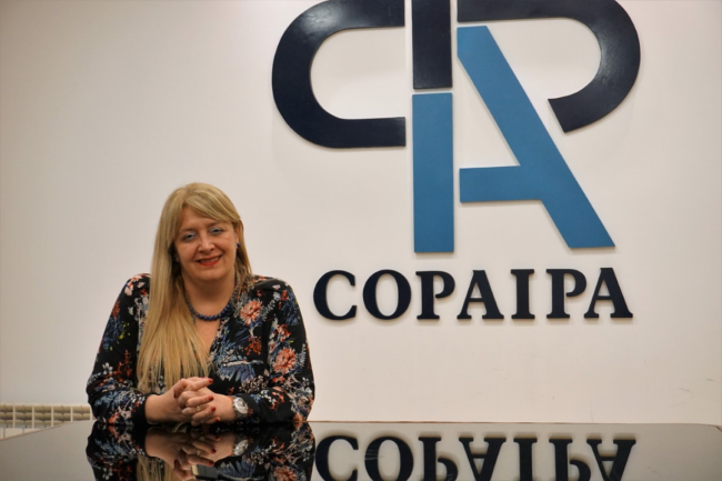 La nueva presidente del COPAIPA