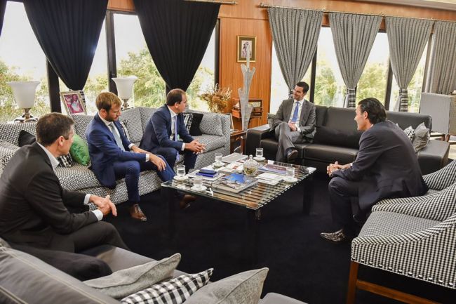 Reunión con inversores