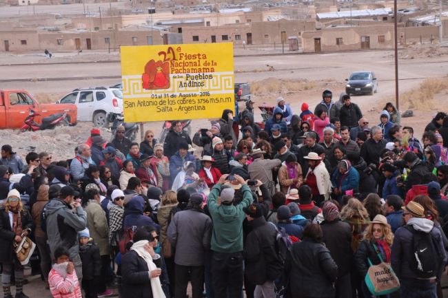 Fiesta en San Antonio de  los Cobres Crédito foto Willy Wilches