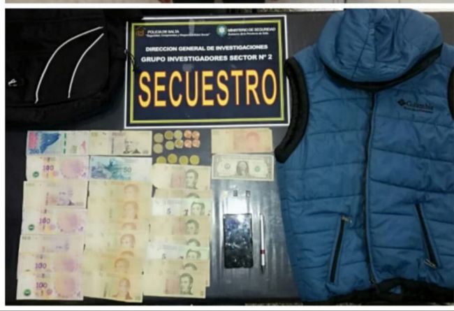 Material secuestrado