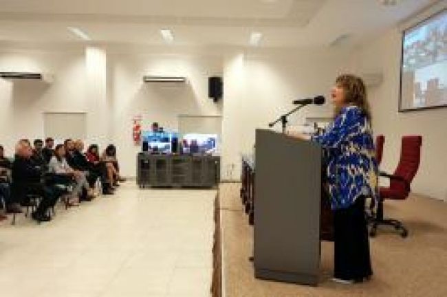 Uno de los actos por el día de la mujer