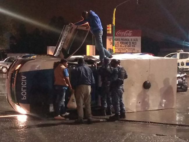 Siniestro vial en Av. Paraguay