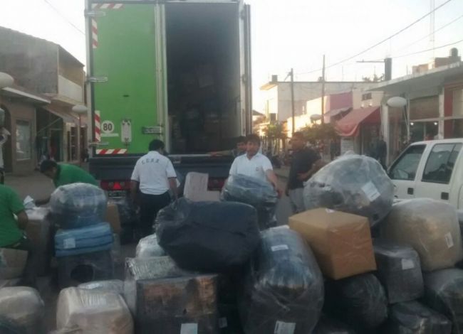 Los bultos secuestrados