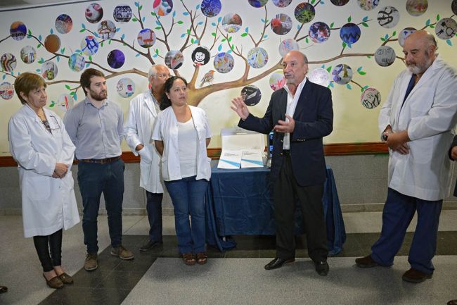 Acto de entrega del ecógrafo