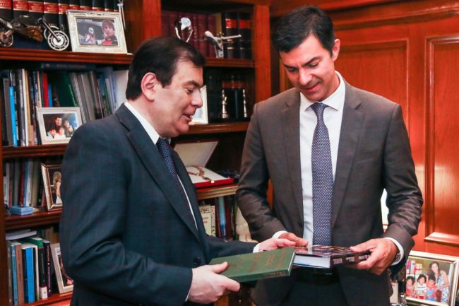 Urtubey con el gobernador Zamora de Santiago