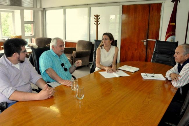 Reunión con la secretaria de la producción