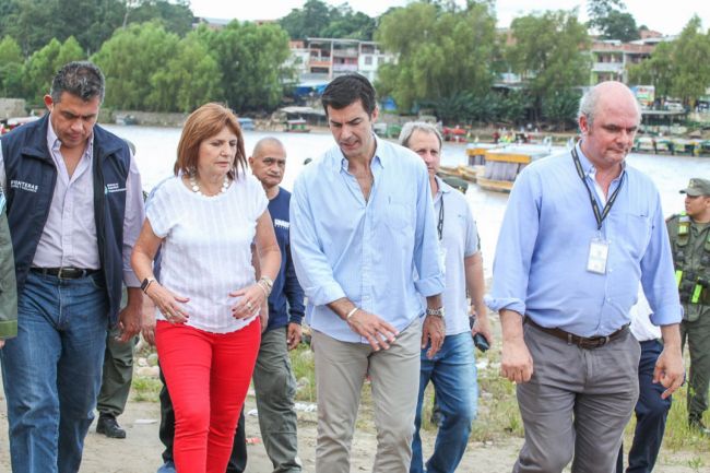 Urtubey y Bullrich en la frontera con Bolivia