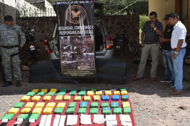 La droga secuestrada