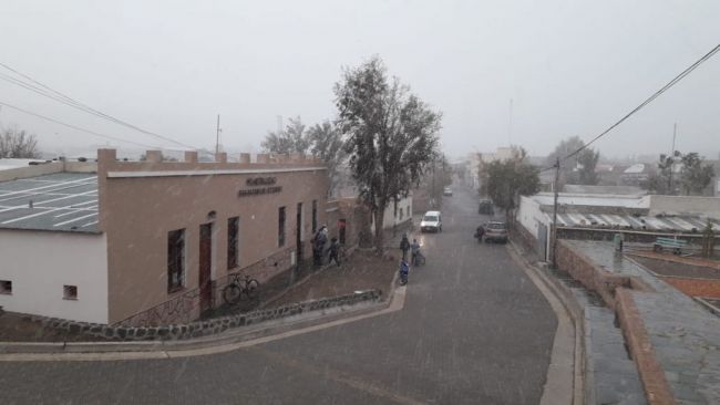 Nieve en San Antonio de los Cobres