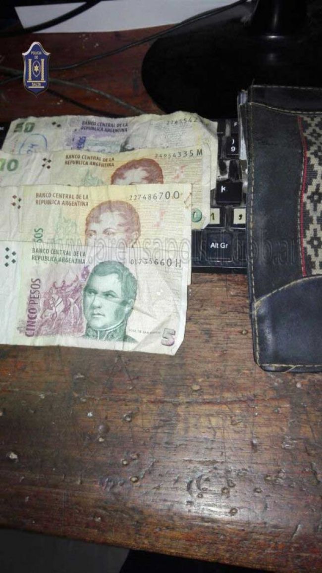 El botín de los delincuentes