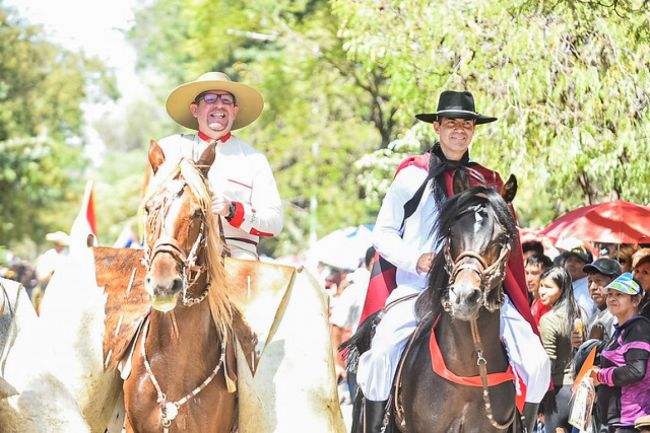 Urtubey junto al mandatario de Tarija