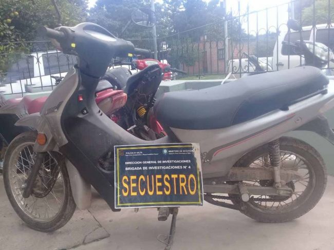 Moto recuperada