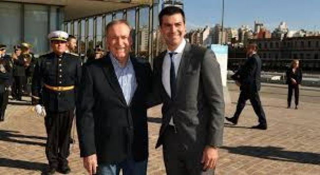 Urtubey con el reelecto gobernador de Córdoba. Archivo