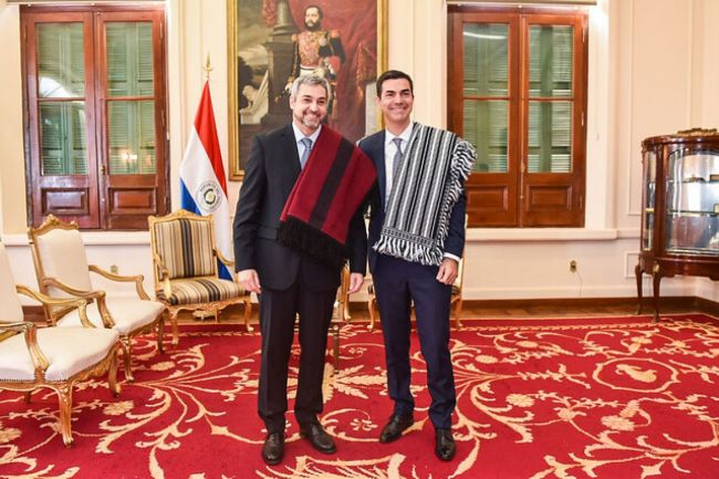 Urtubey con el presidente de Paraguay