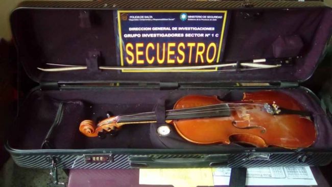 El violín recuperado