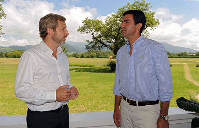 Una de las últimas reuniones de Urtubey y Frigerio