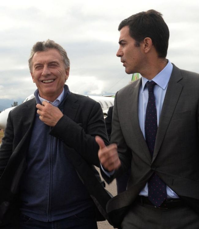 Macri y Urtubey tras el arribo a Salta