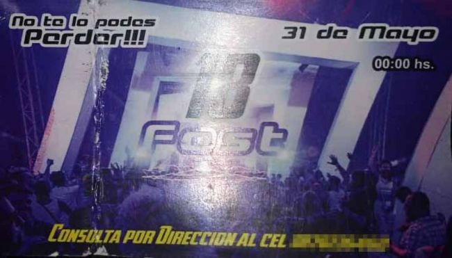 La denuncia la hizo un vecino, por ruidos molestos