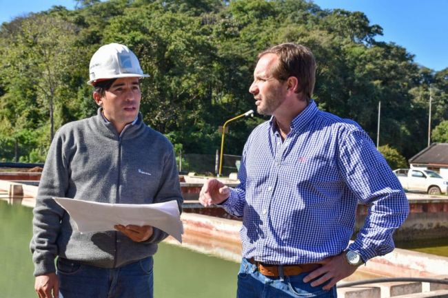 Recorrido de obras en Tartagal