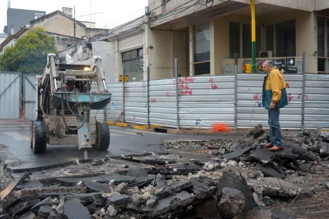 Obras en Av. Belgrano