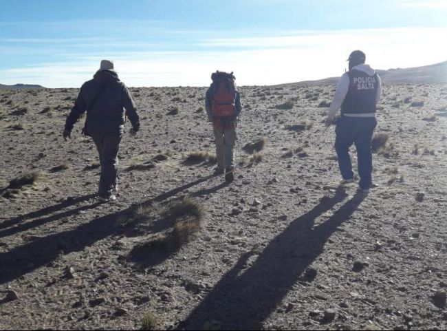 La búsqueda en el límite entre Salta y Catamarca