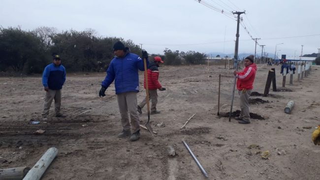 Trabajos en La Pedrera