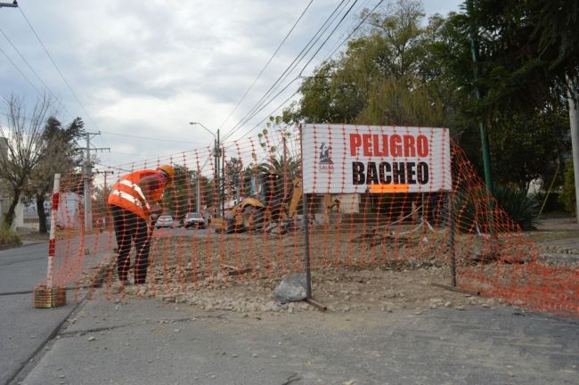 Obras de pavimentación