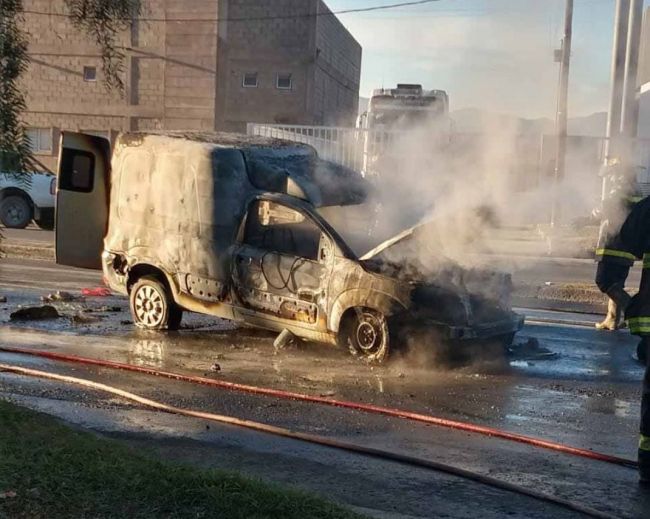 Incendio en la madrugada