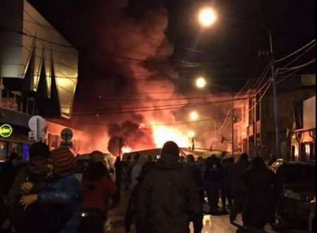Incidentes en Tierra del Fuego. Crédito "el Patagónico"