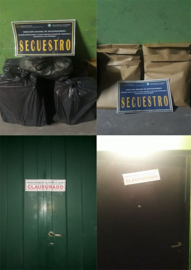 Resultado del allanamiento