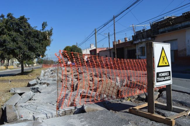 corte de calles por obras