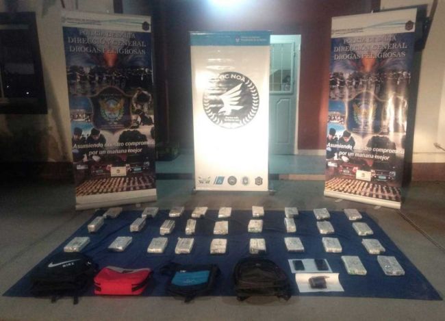 La droga secuestrada