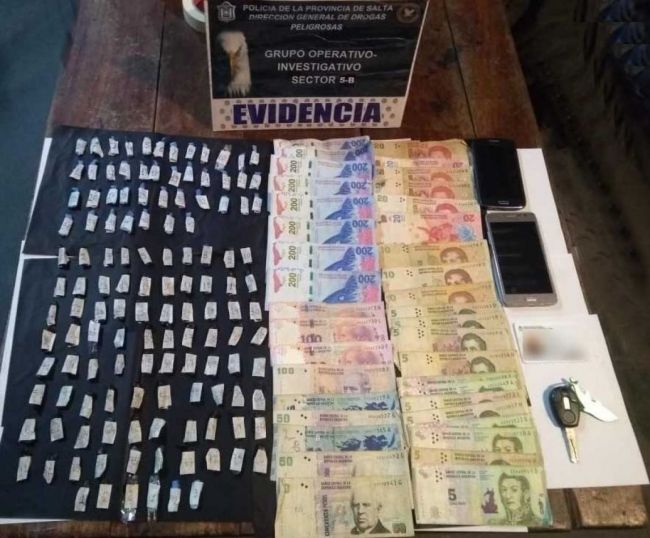 Material secuestrado