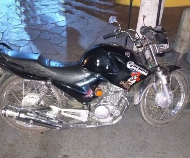 Una de las motos recuperadas