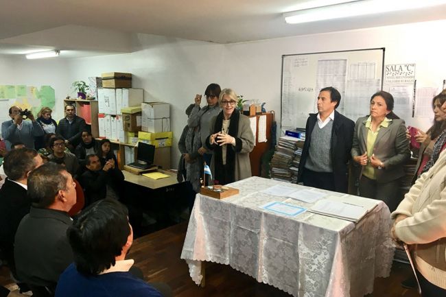Acto en la Junta calificadora