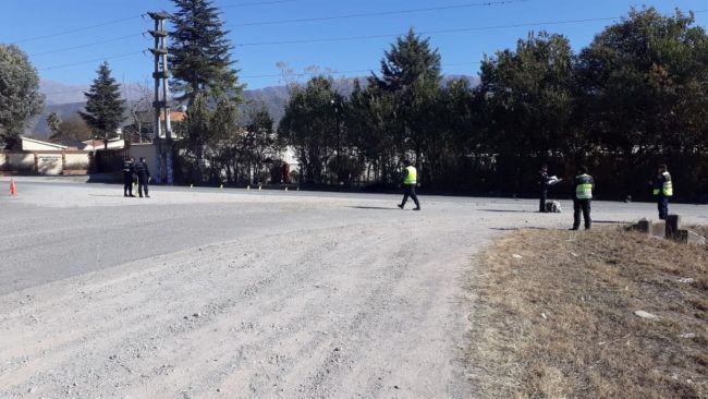 Siniestro vial cerca de La Silleta