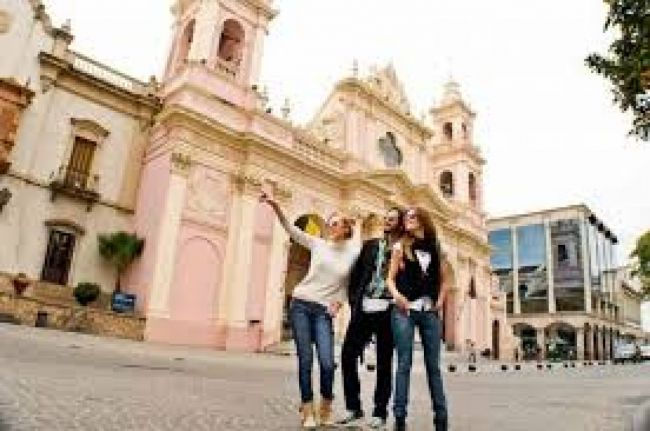 Turistas en Salta