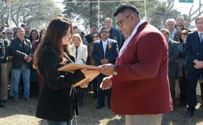 Acto de la colectividad boliviana
