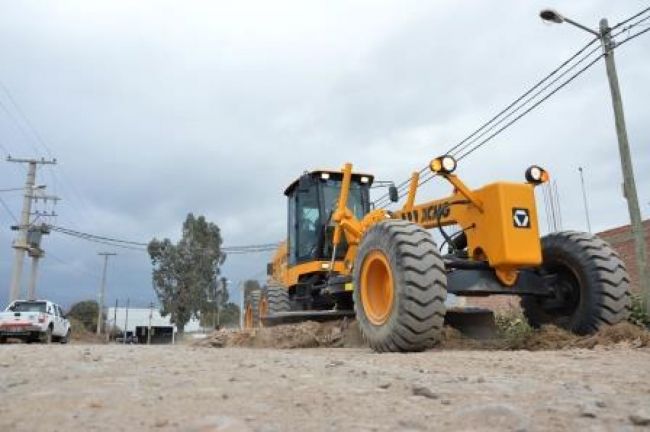 Trabajos en calles de la ciudad