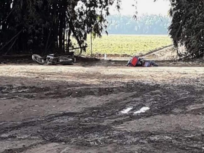 La muerte del motociclista