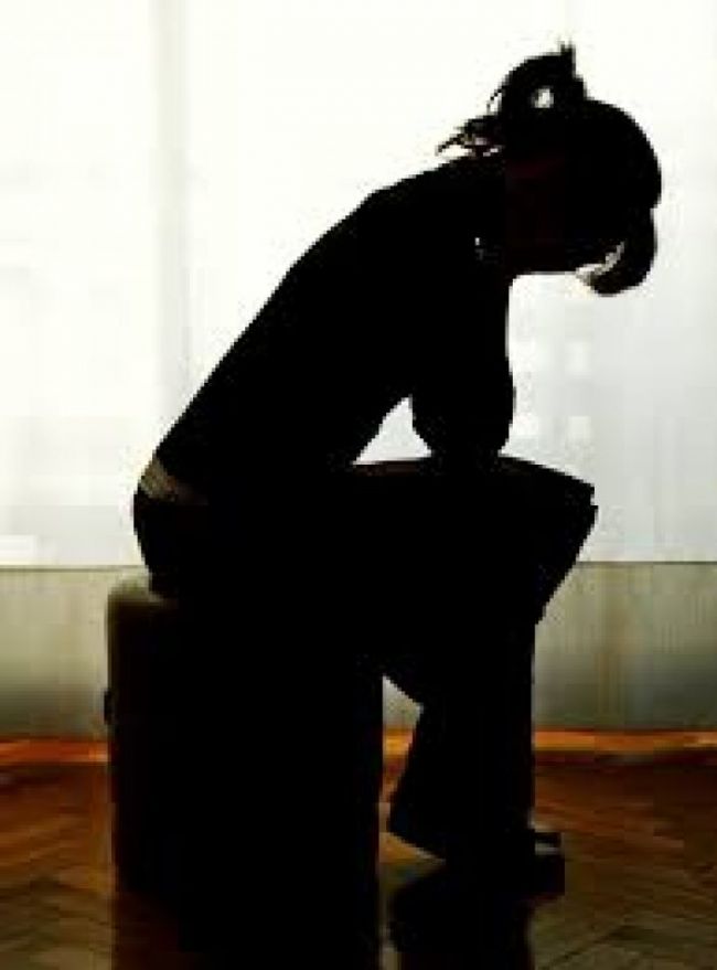 Enferma y abandonada